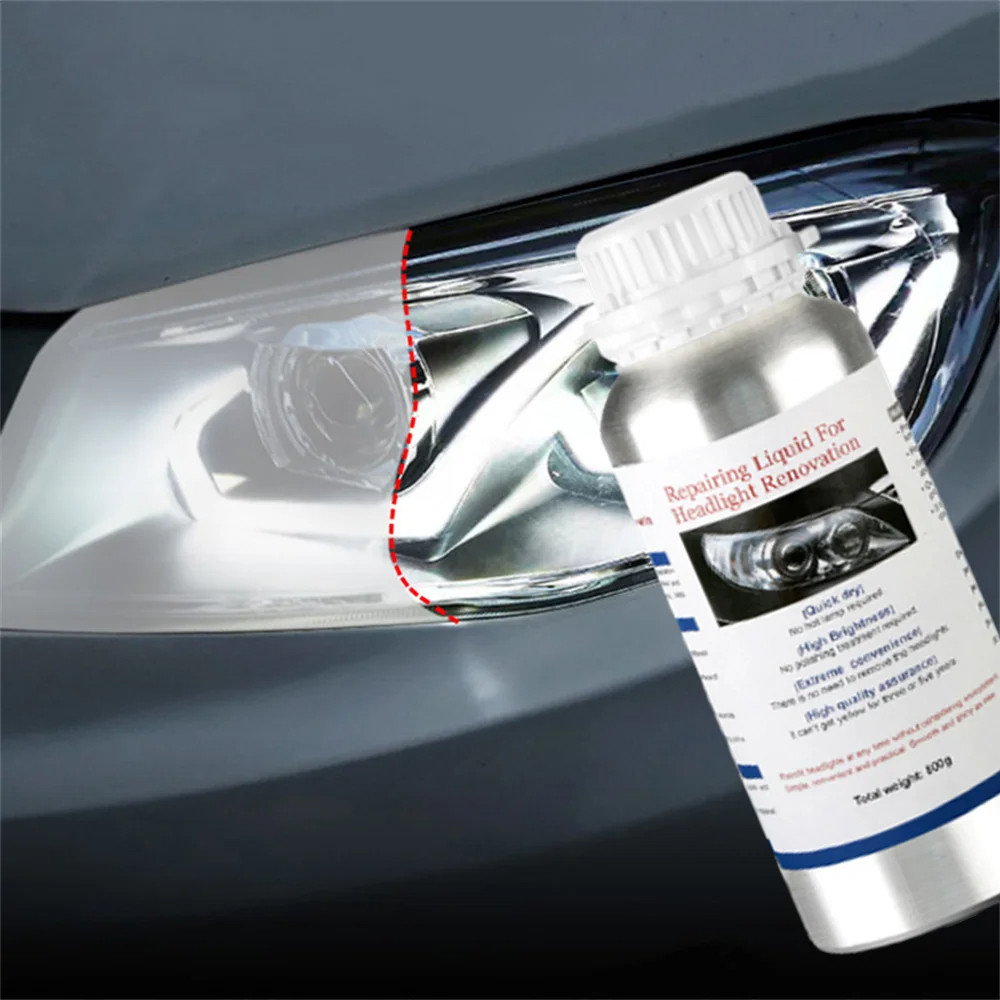 600ml Headlamp Polish / Yellowing Headlight Mica Cleaner / Headlight Restored Harga 77,000 rupiah*Gratis Ongkir