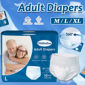Unisex Disposable Adult Diapers, Leak-Proof, Breathable, Absorbent Protection