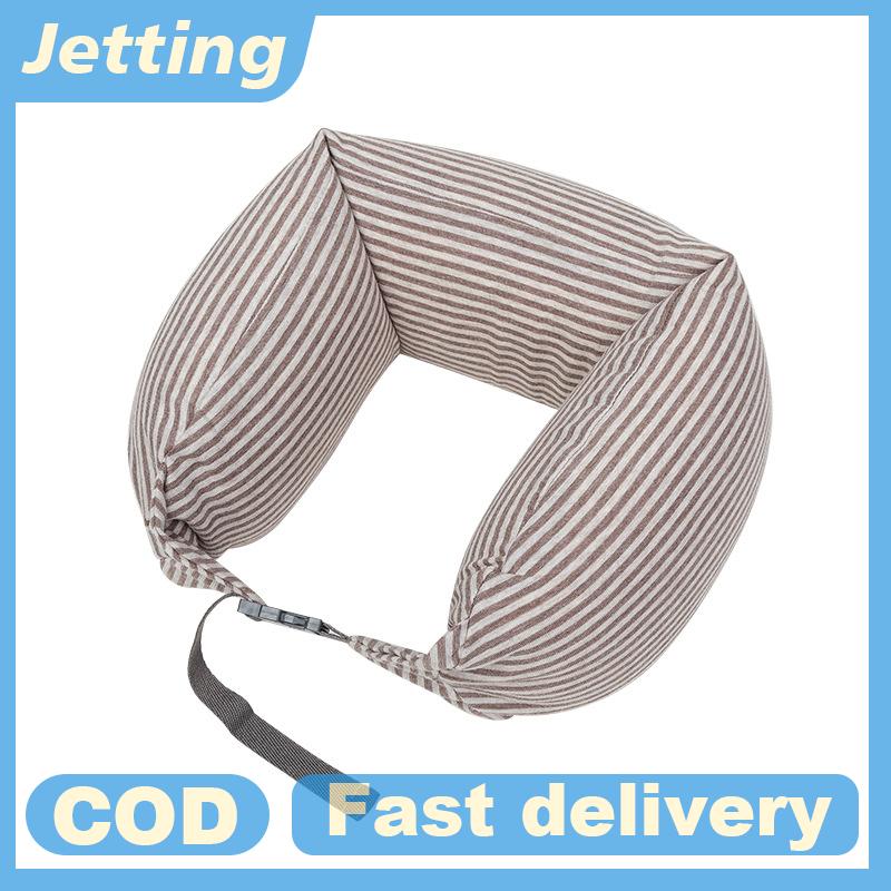  Jetting Cổ Gối Cổ Hỗ Trợ Thoáng Khí Stuffable Hình Chữ U Gối Với Hidden Dây Kéo Có Thể Điều Chỉnh Dây Kéo Cổ Gối Cho Du Lịch 