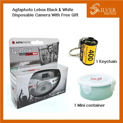 Agfa LeBox Black & White Disposable Single Use Camera