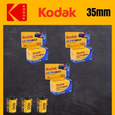 3 Rolls of Kodak Ultramax 400 Color Negative Film (ISO 400) Colour Film 35mm-36