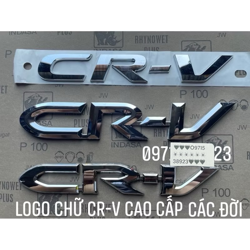 LOGO CHỮ NỔI CR-V 2007-2022 HÀNG CAO CẤP