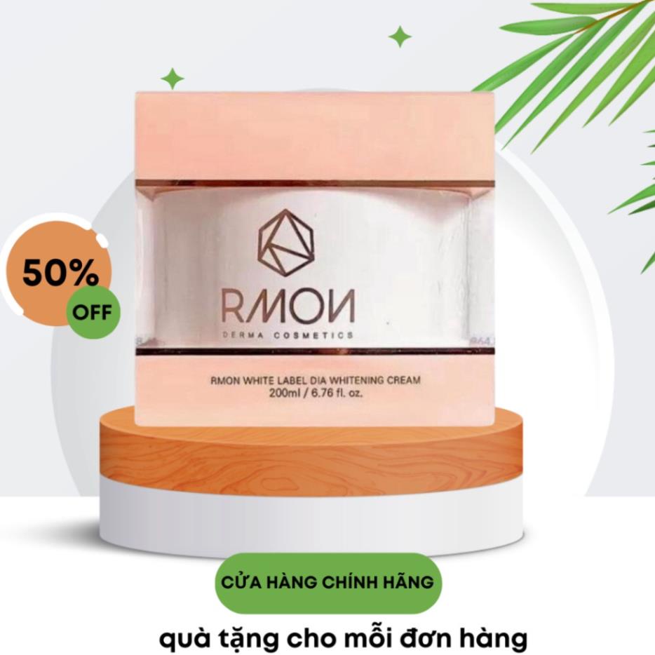 Kem dưỡng trắng body Rmon White Label Dia Whitening Cream Hàn Quốc 200ml - chính hãng As.shop