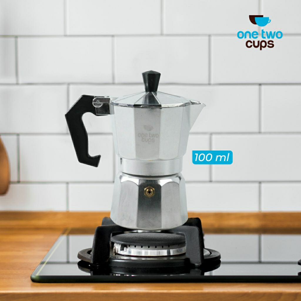 OTC Moka Pot Espresso Coffee Maker 2 Cup 100 Ml 2tazze