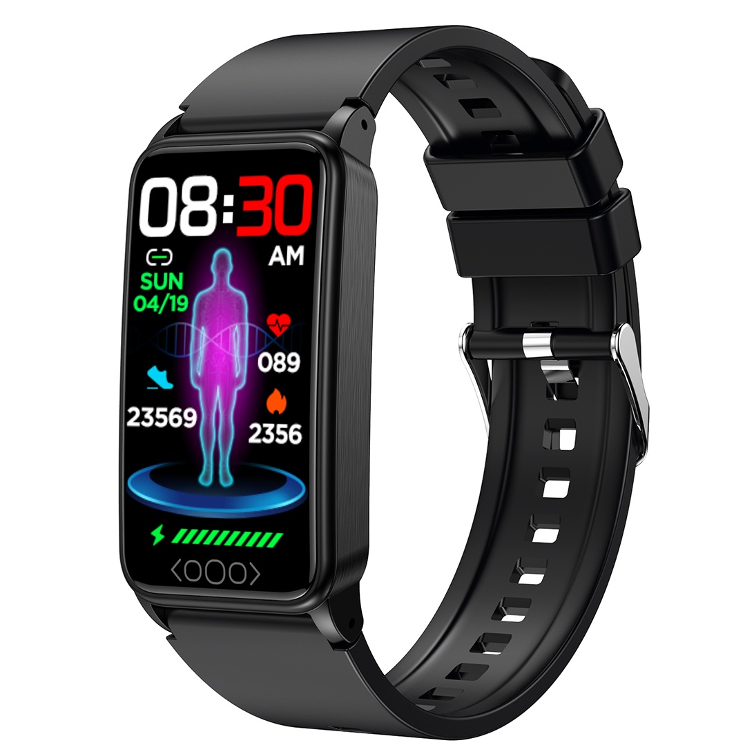 Tk71pro Đồng hồ thông minh lipid máu Uric axit theo dõi đường huyết Smartwatch cho vòng đeo tay nam/Nữ nhiệt độ cơ thể IP68 theo dõi tập thể dục không thấm nước cho Android và IOS