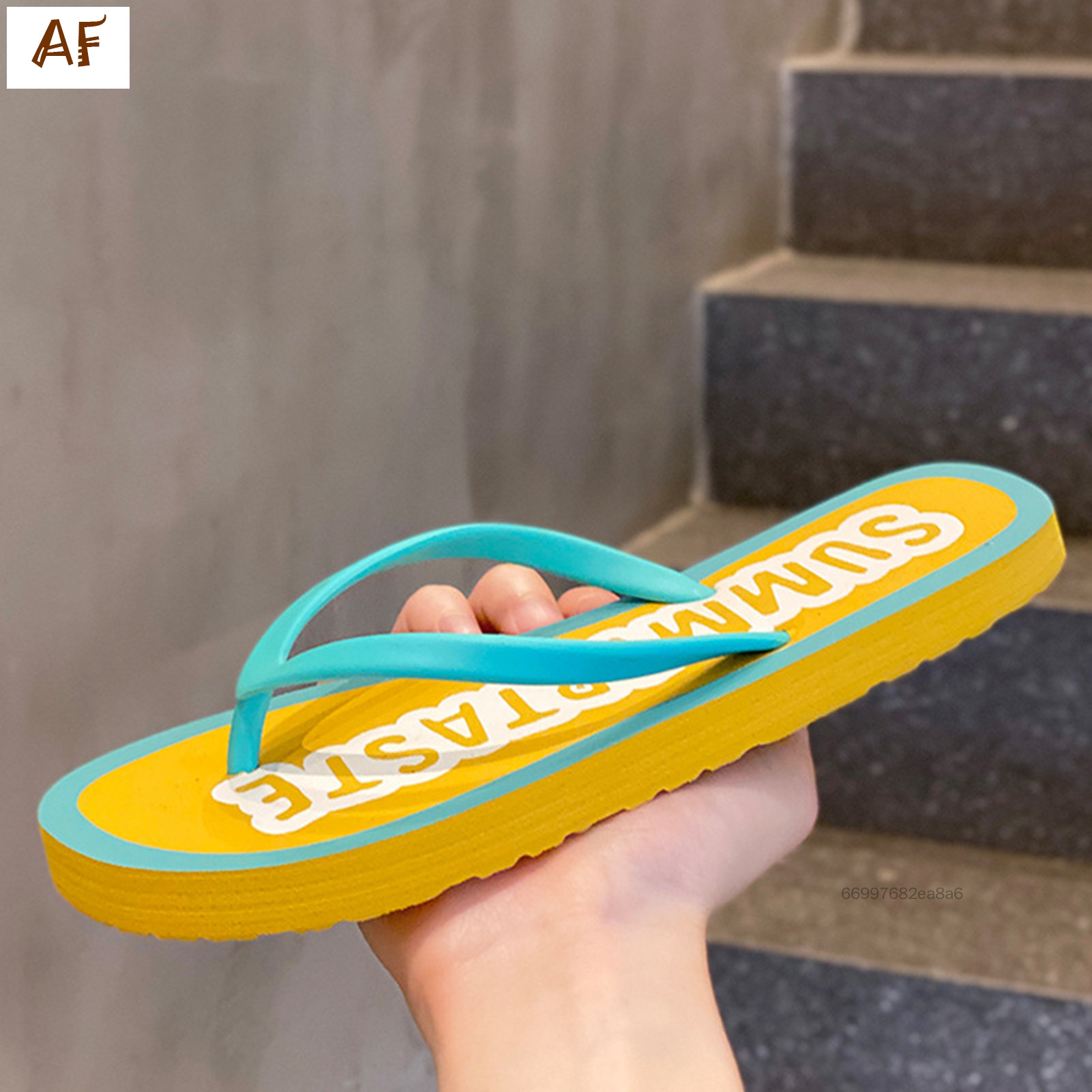 AF Women's Summer Casual Sandals Breathable and Versatile Clip-on Beach Sandals Easy Slip on Water Shoes AF-MY - 7