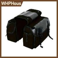 WHPHous Motorbike Bag Large Capacity Motorcycle Riding Travel Canvas Waterproof Panniers Box Side Tools Bag Pouch For Motorbike