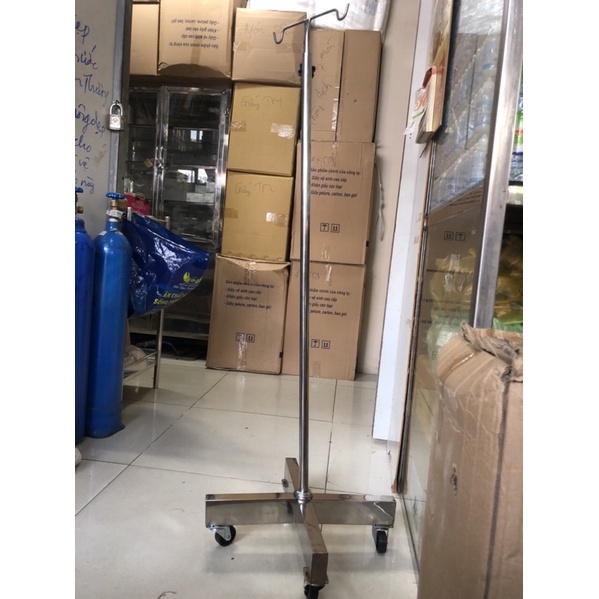 Cây treo bình truyền nước y tế, cọc truyền dịch y tế inox tốt