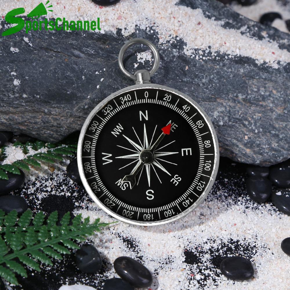 Túi Mini La Bàn Di Động Ngoài Trời Định Hướng la bàn định hướng Bạc Cho cắm trại ngoài trời thể thao đi bộ đường dài Navigation
