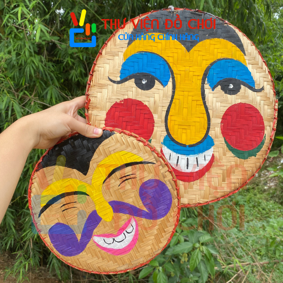 Mẹt Vẽ-mẹt tre trang trí - Mẹt tre dân gian kích thước 25cm - 30cm - 35cm