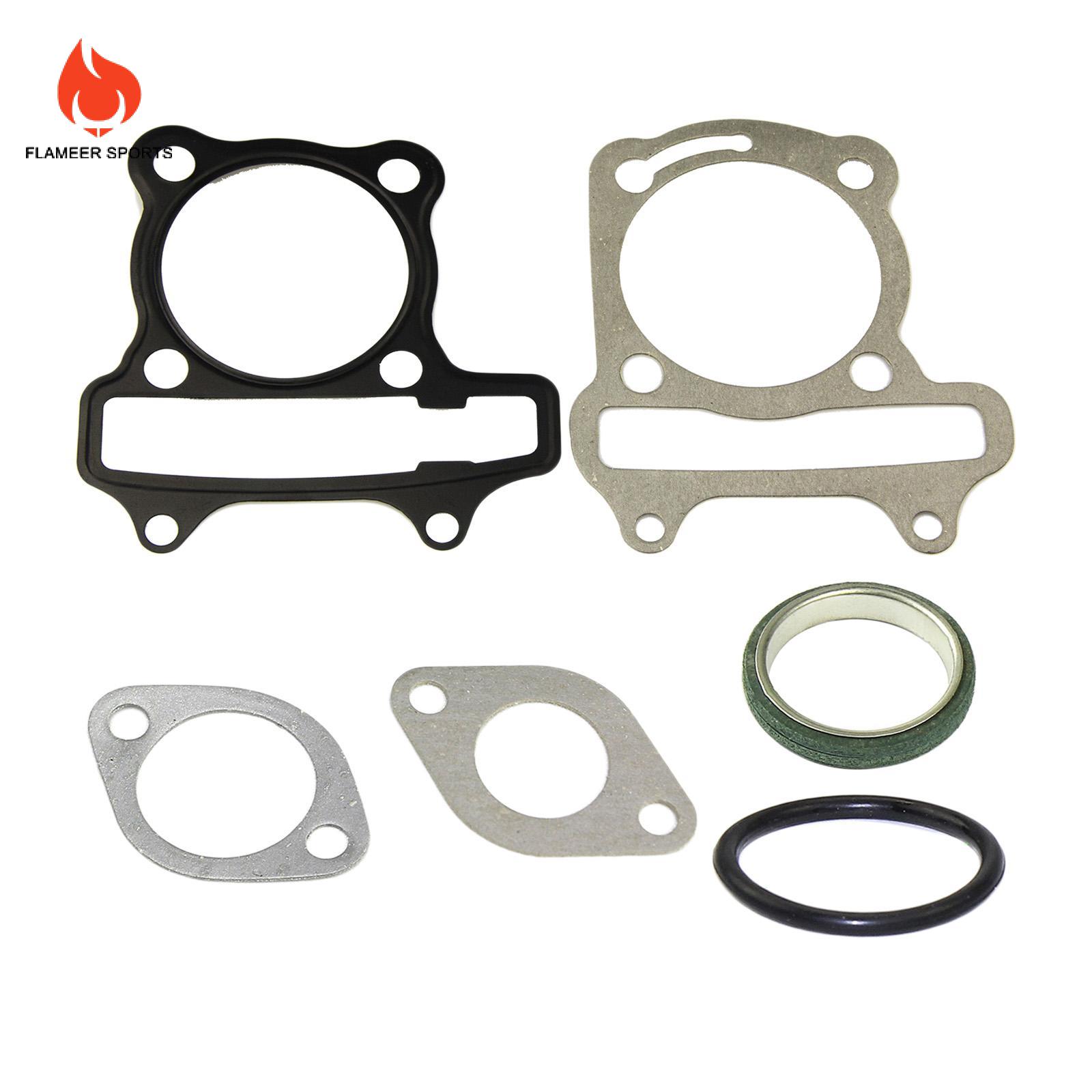 Flameer Bộ gioăng đầu gioăng ATV bộ phận sửa chữa cho GY6 150 miếng đệm
