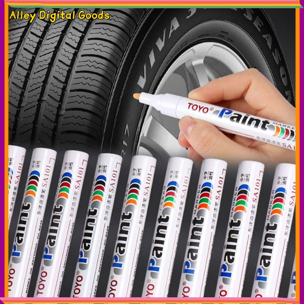 MYTHIS Nhựa Bút Đánh Dấu dầu Lốp bánh xe ô tô Không phai Không thấm nước Bút Đánh Dấu lốp Viết trơn tru Bút Đánh Dấu sơn vĩnh viễn Xe hơi