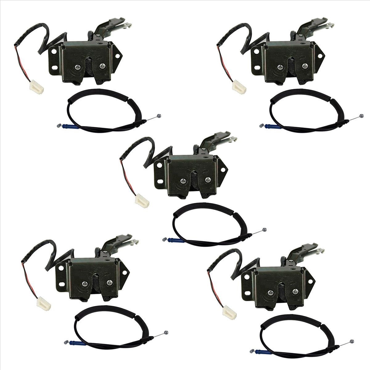 (LAZI) 5X Car Tailgate Lock Back Door Latch for Toyota Hiace Commuter 2005-2018 69350-26120 ราคา 3,476 บาท*ส่งฟรี