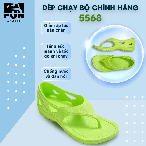 Dép Chạy Bộ Ysandal Chính Hãng B&M Đài Loan Mã BCU5568 Quai Hậu Nam Nữ Nhựa EVA Màu Cốm Fun Sports