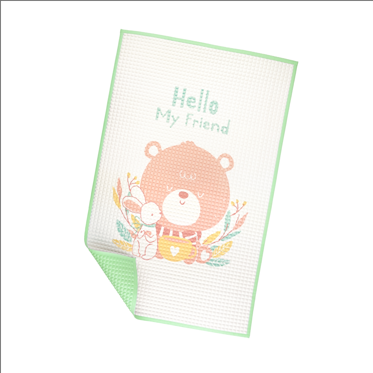 FIFFY PRINTED AIR FILLED RUBBER COT SHEET (60CM X 90CM) ALAS TIKAR GETAH BAYI (98-637)