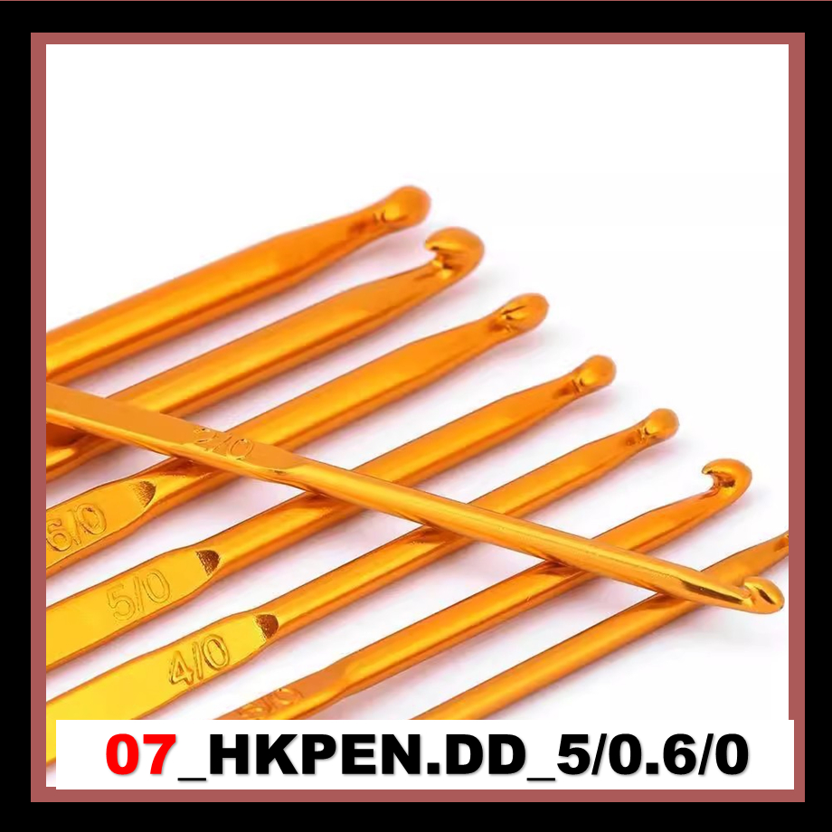 Hakpen Almunium double / Jarum rajut double pointed crochet hook