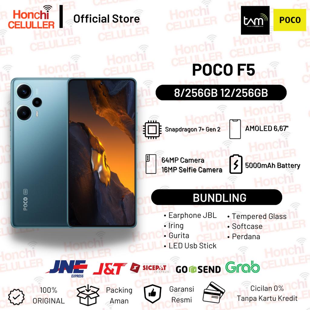 Xiaomi POCO F5 12/256GB 8/256GB Garansi Resmi POCO Indonesia TAM - Merek POCO Harga 4,099,000 rupiah*Gratis Ongkir