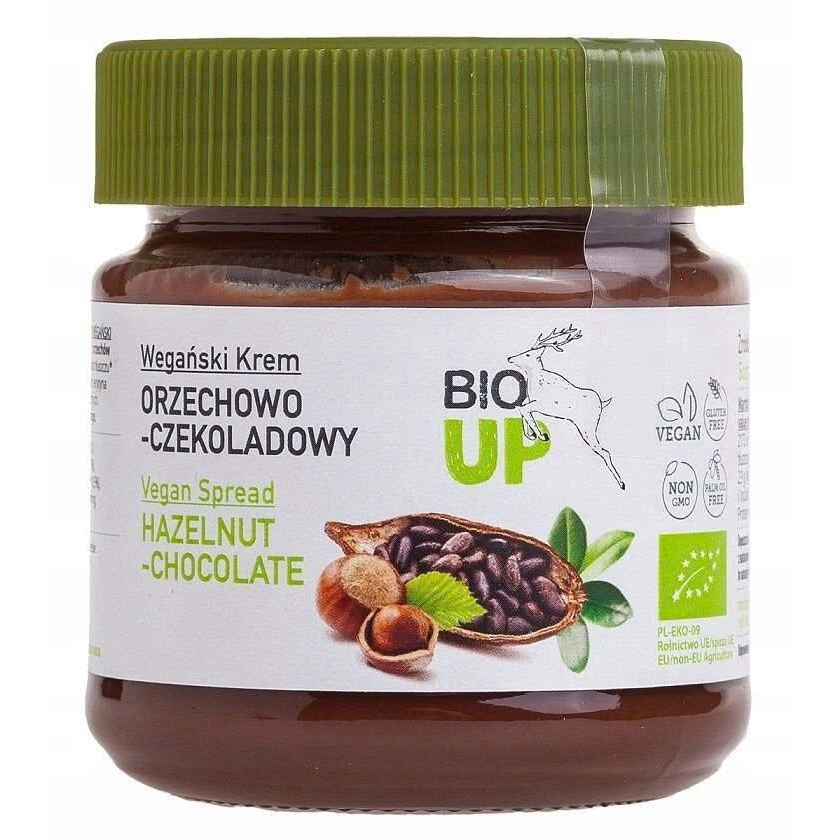 Bơ phỉ chay Bio Up hữu cơ Hazelnut Chocolate Vegan Spread 190g - SẢN PHẨM CHẤT LƯỢNG CAO, ĐƯỢC YÊU THÍCH SĂN ĐÓN TRÊN THỊ TRƯỜNG HIỆN NAY, HÀNG ĐẢM BẢO DÙNG SIÊU THÍCH MỜI KHÁCH YÊU TRẢI NGHIỆM