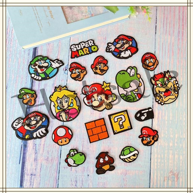 Mario Iron On Embroidery Patch - Best Price in Singapore - Jan 2024