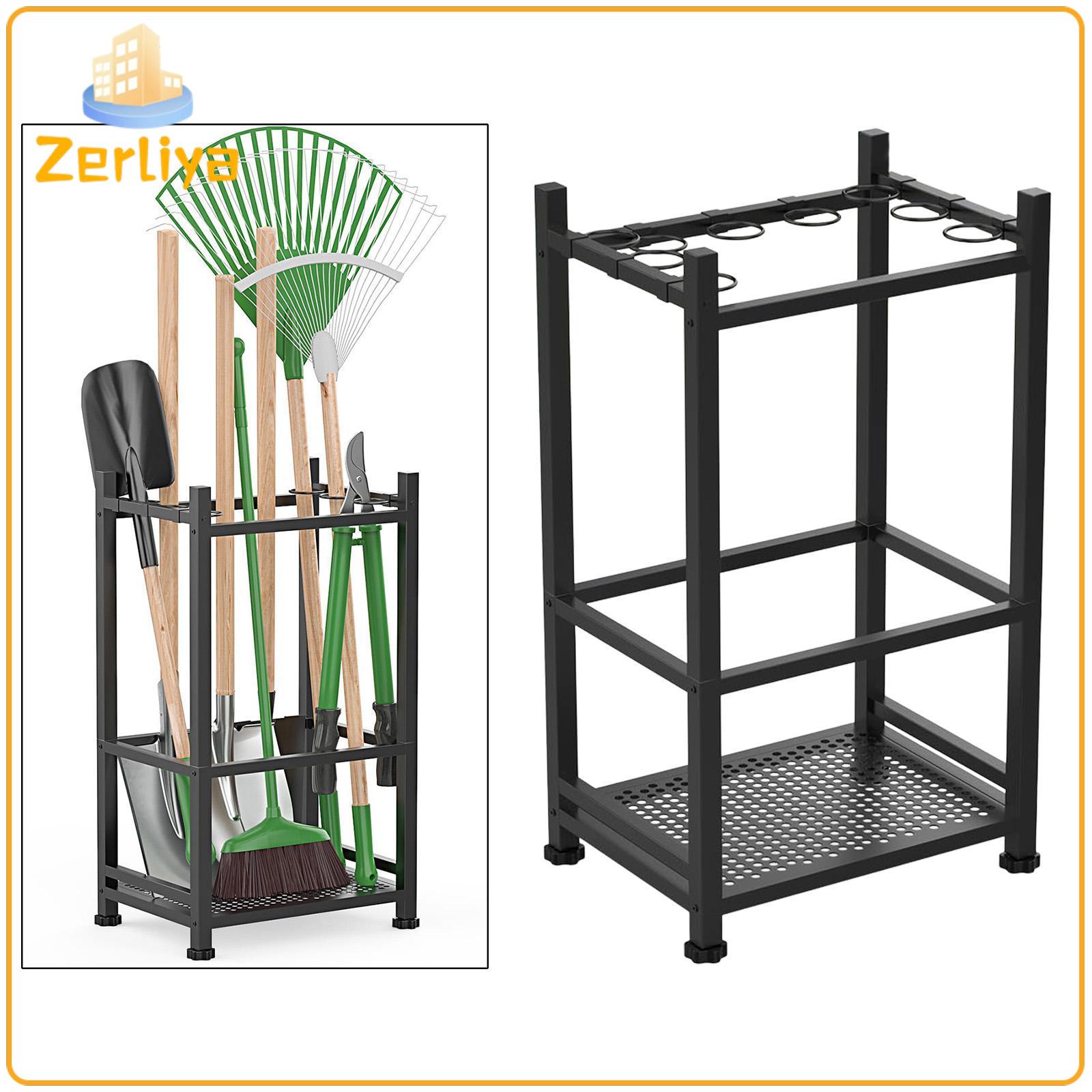 petsola Garden Tool Organizer Utility Rack Mobile 64 cm Saving Stable Saver Storage Rack for Broom Outside ราคา 1,888 บาท*ส่งฟรี