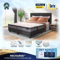 SERTA Recharge [Firm] - Kasur Spring Bed with Cooling Tech [Mattress Only]