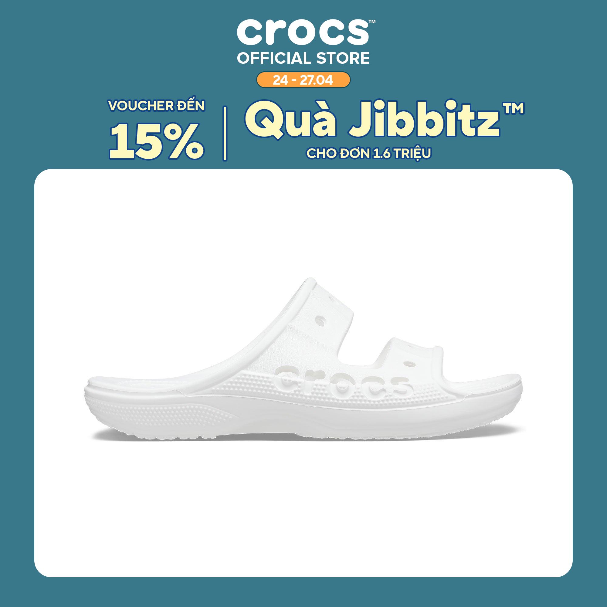 Dép Unisex Crocs Baya White - 207627-100
