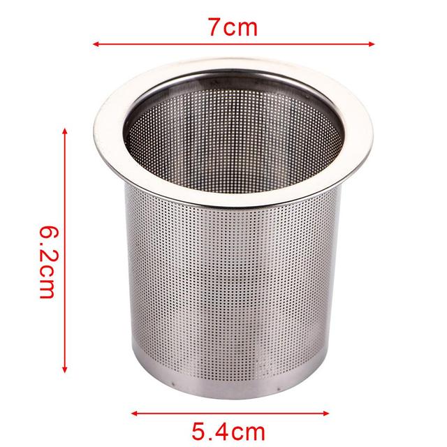 【✱2023 HOT✱】 migongpu811470 Yingke tái sử dụng dụng cụ lọc trà dạng lưới trà cốc kim loại thiết bị lọc bằng thép không gỉ ấm trà lá trà Bộ lọc gia vị drinkware phụ kiện nhà bếp