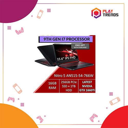 Acer Nitro 5 AN515-54-766W with the Latest 9th Gen i7 Intel Processor and GTX 1660Ti Graphics by PlayTrends