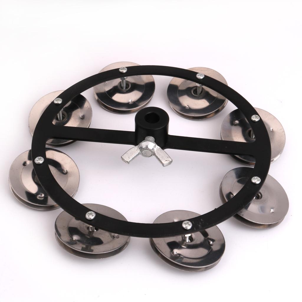 Musical Hi Hat Tambourine With Single Row Hand Percussion For Party Favor