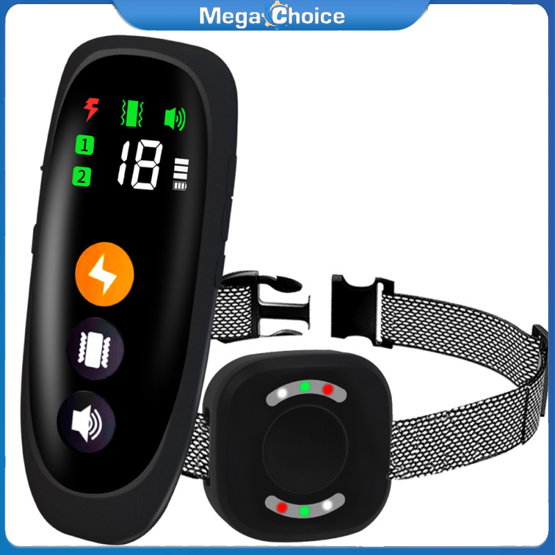 MegaChoice【Fast Delivery】Dog Shock Collar Electric Dog Training Collar With Remote 2624FT IP65 Waterproof 3 Modes E-Collar For Small Medium Large Dogs (15-100 LBS) ราคา 823 บาท*ส่งฟรี