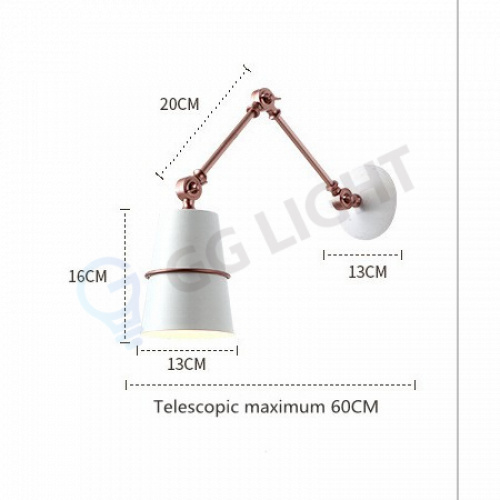 Modern Wall Lamp Nordic Simple Indoor Wall Light Living Room Bedroom Wall Sconce Iron Metal Wall Decorative Lighting Fixtures