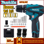 Makita DF330 Cordless Drill Driver Set with Lithium Battery