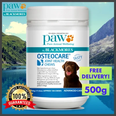 PAW Osteocare By Blackmores 500g Joint Health Chews [Free Shipping] Premium Dog Supplement