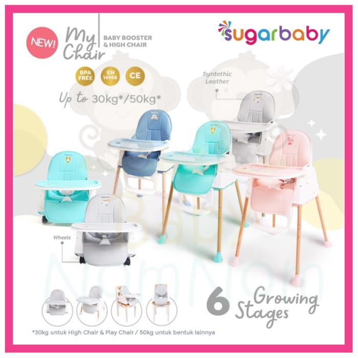 Sugarbaby My Chair (Baby Booster & High Chair) 6 Growing Stages
