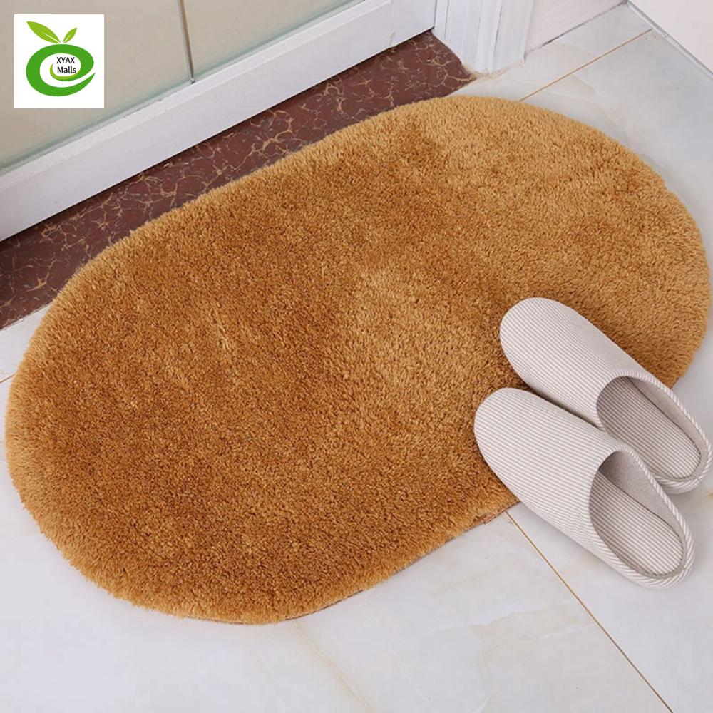 XYAX ไม่ลื่น วงรี สำหรับห้องอาบน้ำ สุขา อ่างอาบน้ำ ดูดซึมน้ำ ขนแกะปะการัง พรมปูพื้น พรมห้องน้ำ เสื่ออาบน้ำ พรมเช็ดเท้า ราคา 136 บาท*ส่งฟรี