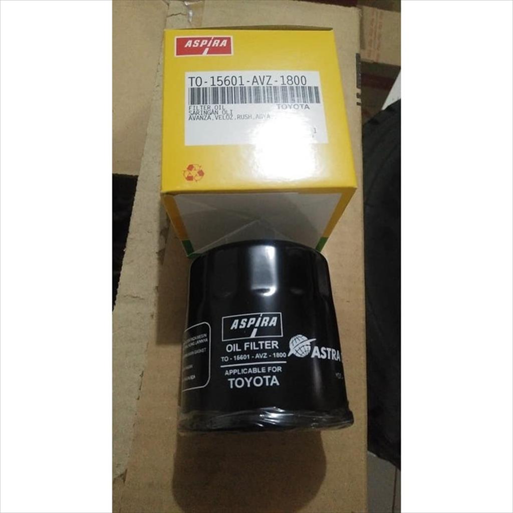Filter Saringan Oli Toyota Veloz Aspira TO-1601-AVZ-1800 Harga 21,708 rupiah*Gratis Ongkir