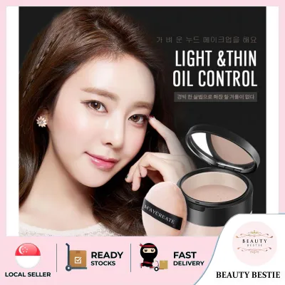 *MAYCREATE* LOOSE POWDER (15G) SG SELLER FAST DELIVERY *COSMETIC MAKEUP FACE POWDER* OIL CONTROL & LIGHT WEIGHT *MATTE & NATURAL FINISHING* TRANSLUCENT & LONG LASTING *MOISTURIZING & FINE TEXTURE* HYDRATING & LONG WEARING