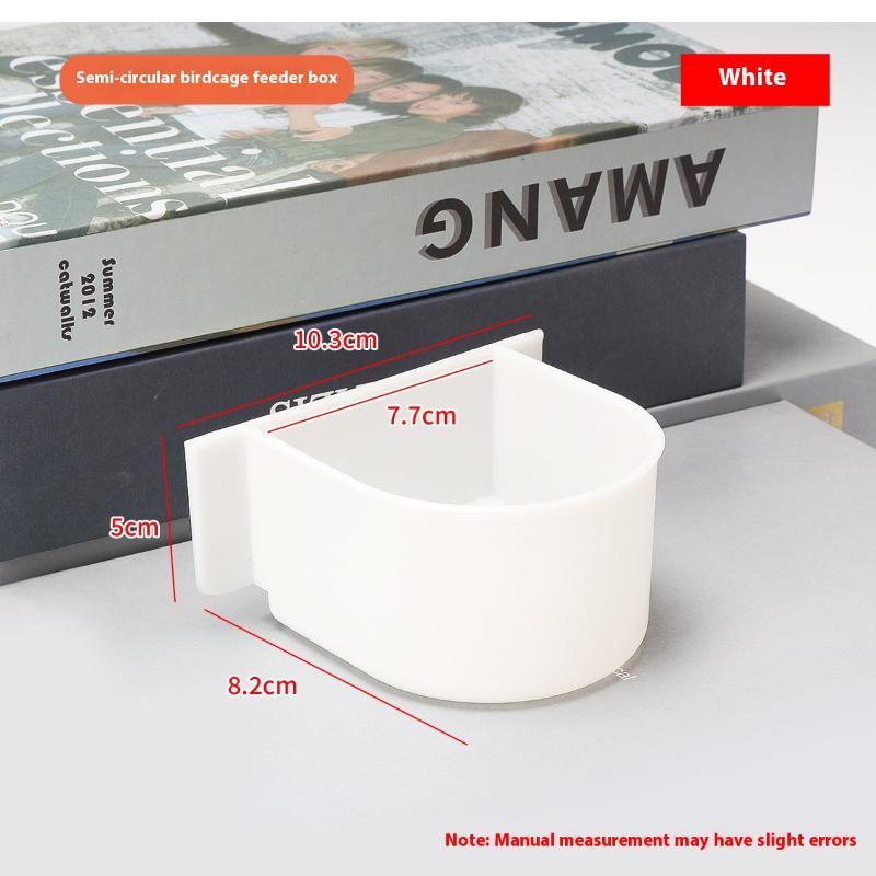 [HUSTOM] COD Công suất lớn chim trung chuyển Hộp chống giật gân chim thực phẩm quả bền Vẹt ăn hộp cho chim vừa nhỏ - 2