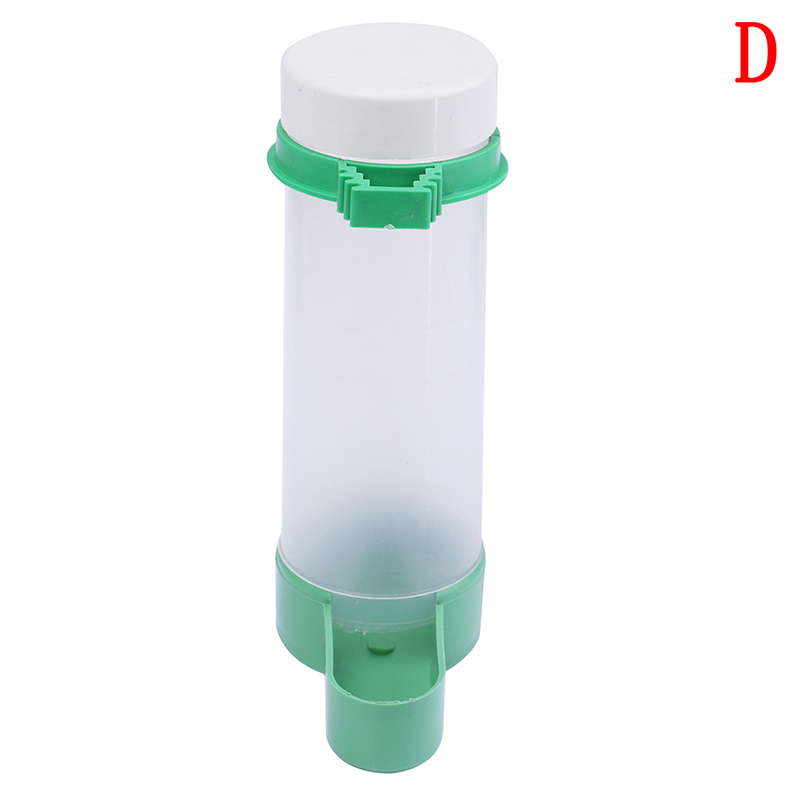 Cangfenlu Pet lồng Aviary Chim Vẹt budgie Canary uống rượu trung chuyển thực phẩm waterer Clip - 5