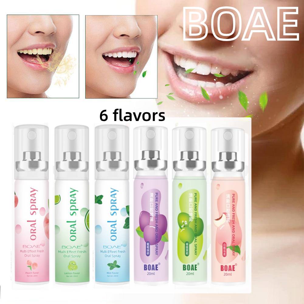 KUESICR สเปรย์ฉีดปากผลไม้สด, โบอา, 20ml, ป้องกันกลิ่นปาก, น้ำหอมปรับอากาศ ราคา 27 บาท*ส่งฟรี