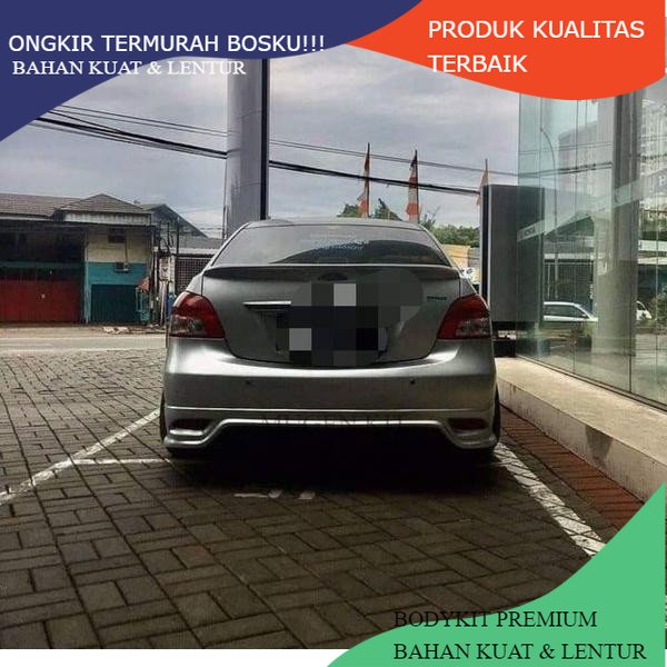 (COD) bodykit toyota vios 2007-2012 toms thailand TERMURAH Ongkit Murah Termurah kuat-tebal-lentur Grade A Harga 1,290,543 rupiah*Gratis Ongkir