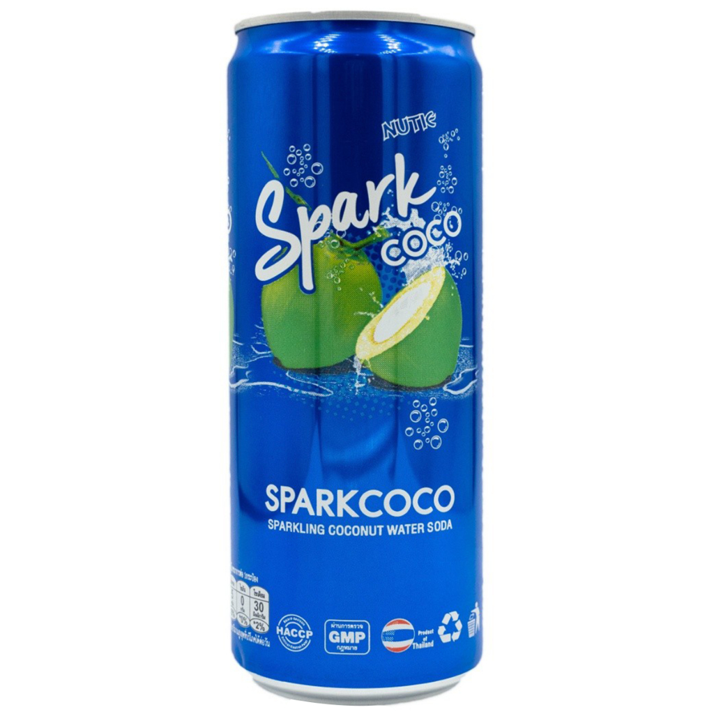 Nutie Sparkling Coconut Water Soda 330ml ราคา 39 บาท*ส่งฟรี