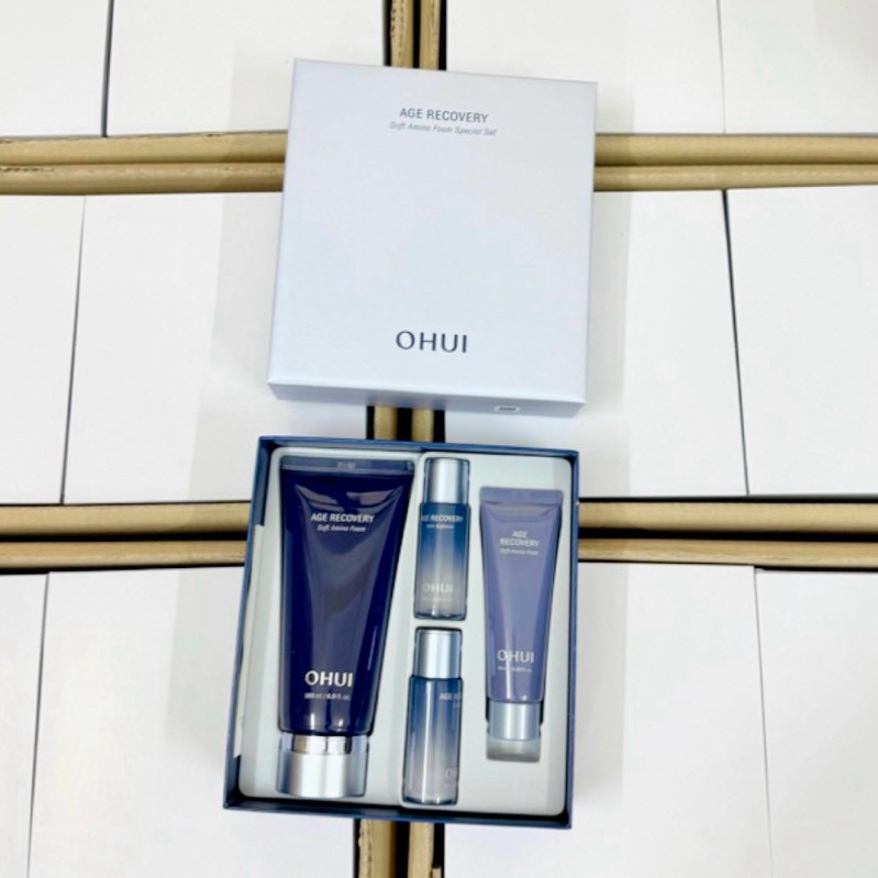 Set sữa rửa mặt ohui age recovery soft amino foam 280ml date 2027 - chính hãng lg hàn