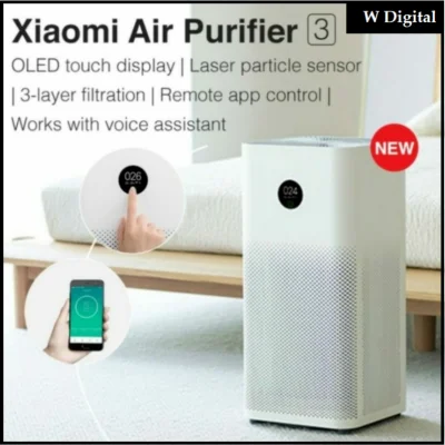[Global Version] Xiaomi Air Purifier 3C Touch Screen Xiaomi Smart Air Purifier LED Display Smart Home Air Purifier Local Seller