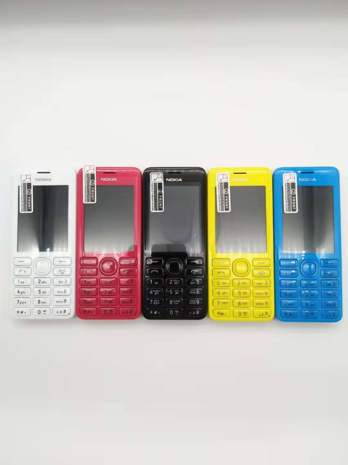 For Nokia 206 2060 Original Unlocked Phone Dual Sim 2G GSM 1.3MP 1100mAh ราคา 704 บาท*ส่งฟรี