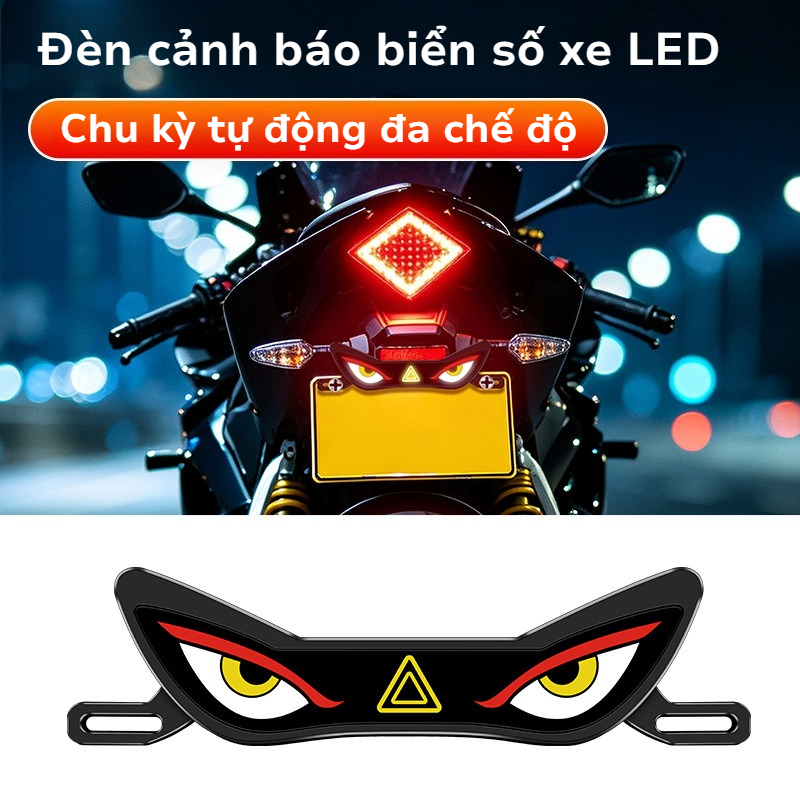 COMUDIR electric vehicle license plate screw light flashing demon eyes modified universal decorative accessories car lights Giá 103,484 Đồng*Miễn phí vận chuyển