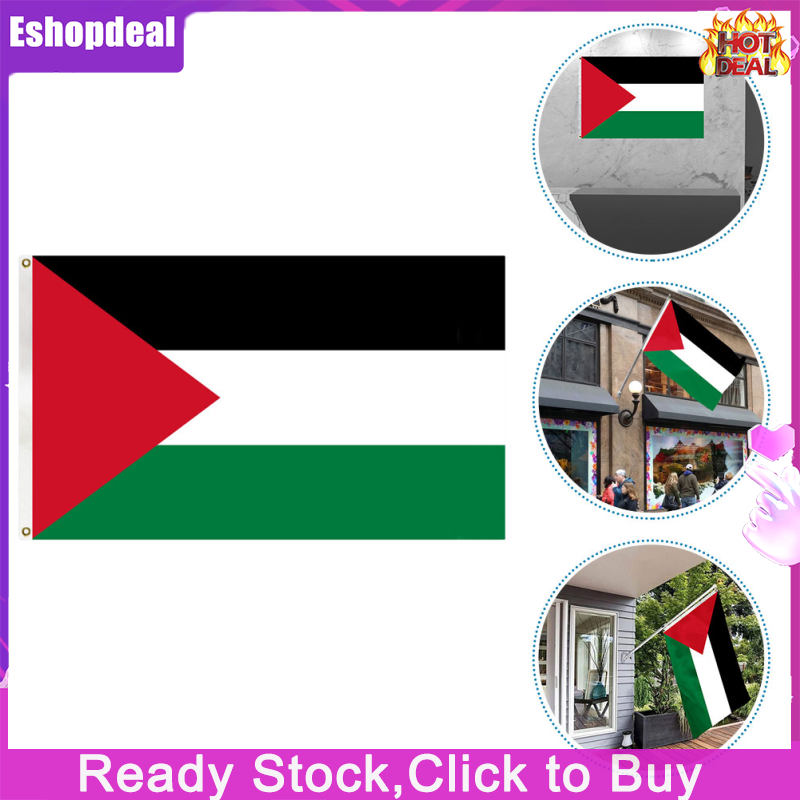 Eshopdeal American Flag Flags Festival Hand Wave Palestinian Decorative Palestine of for Ornament Polyester Mini