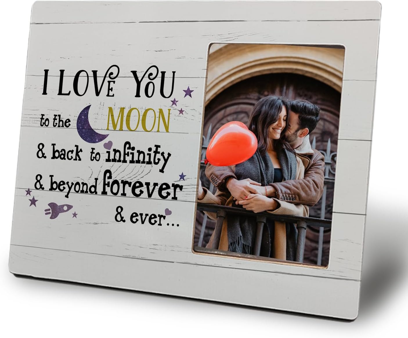 Mancheng-zi Wooden Picture Frame, 8x10 inches, Rustic Brushed Finish, Tabletop Mounting, Ideal Gift 