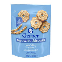 Gerber Arrowroot Biscuits Baby Snack 155G - From 10 Months