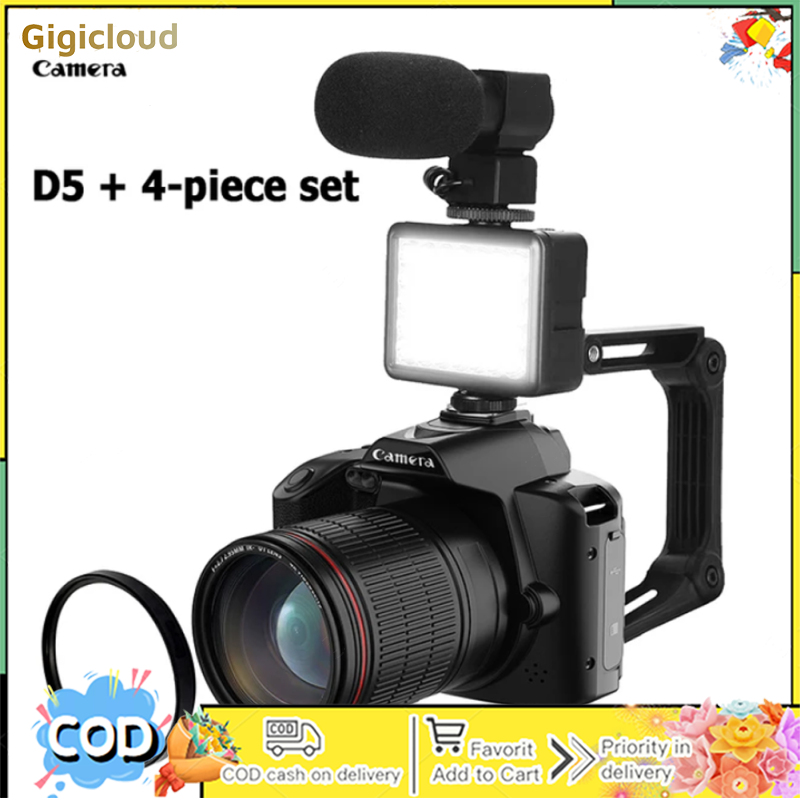 Digital Camera 16X Digital Zoom Camera 4K HD Digital Camera Dual Lens Night Vision Cam For Photographer Beginner ราคา 4,711 บาท*ส่งฟรี